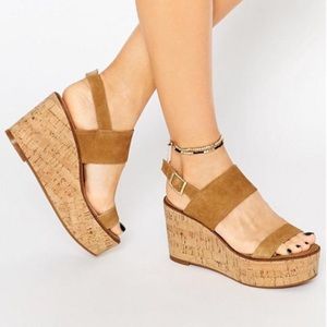 Steve Madden Leather Wedges